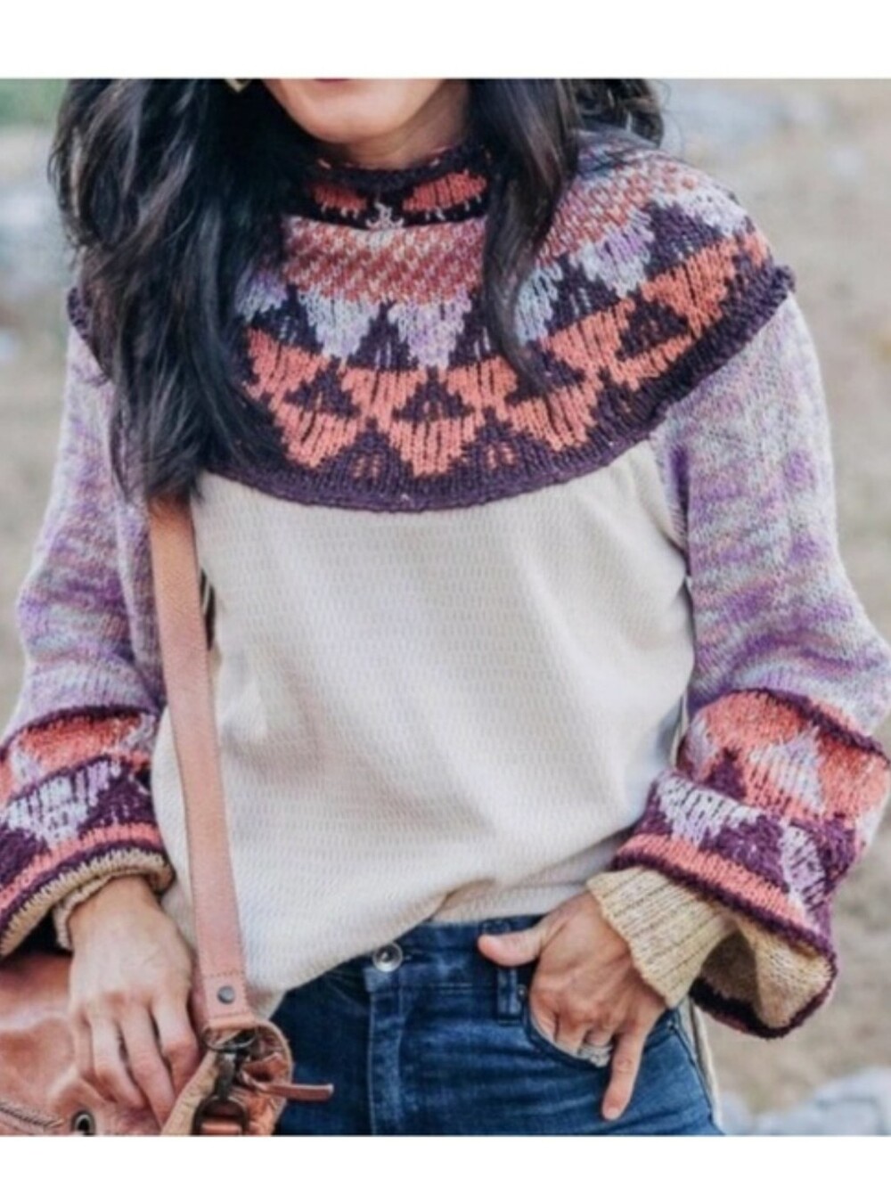 Free People Swit The Small Stuff Top In Ivory Size Medium